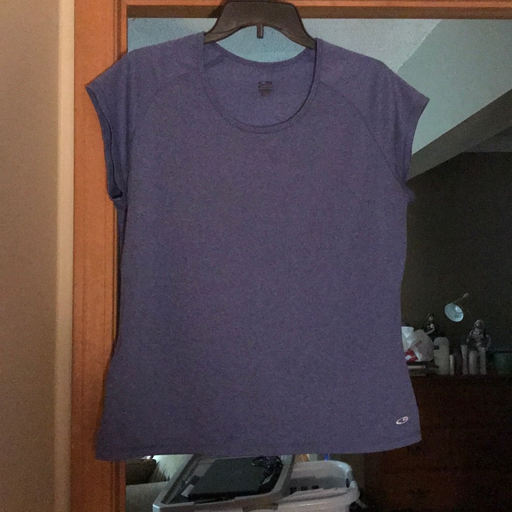 Champion sky blue workout shirt